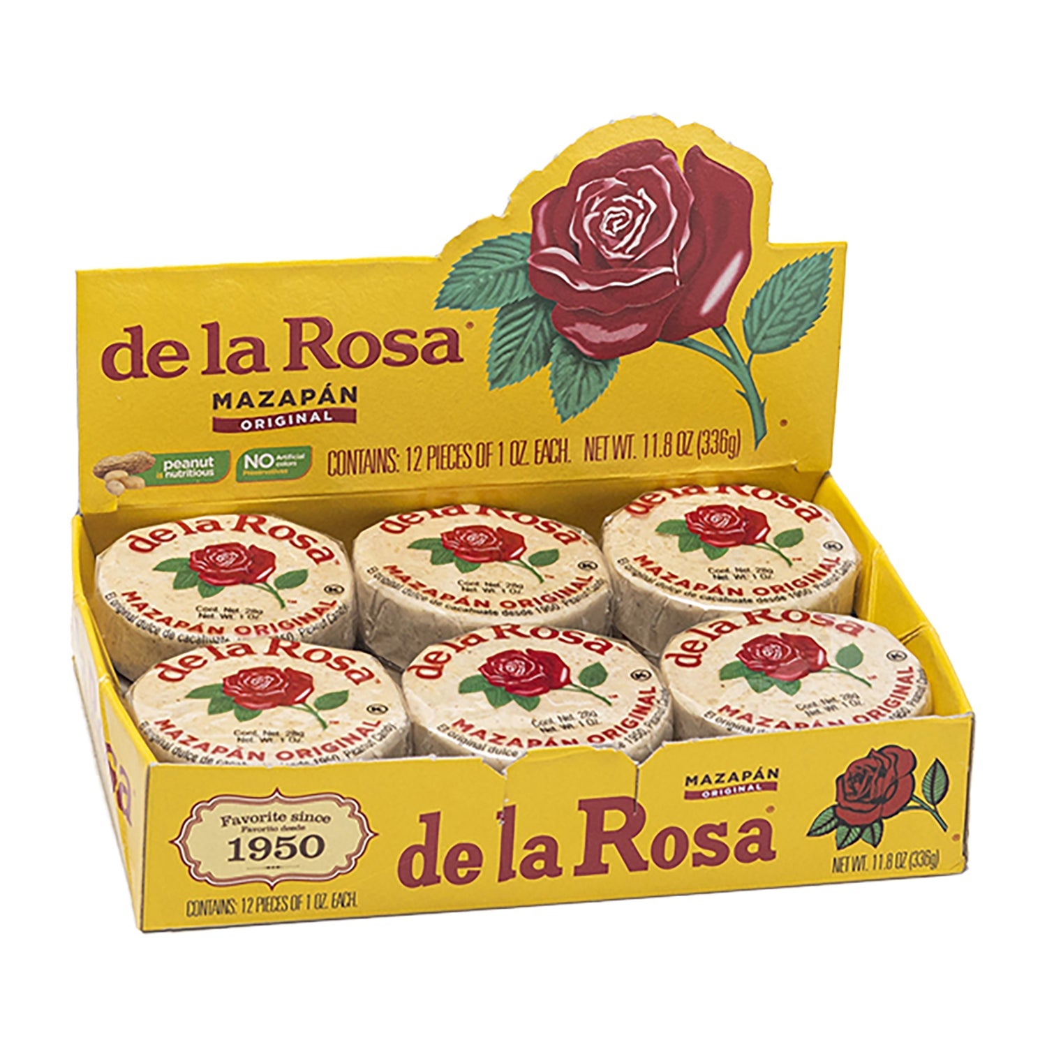 De La Rosa Mazapan Chico | 12ct, Box – Jack's Candy