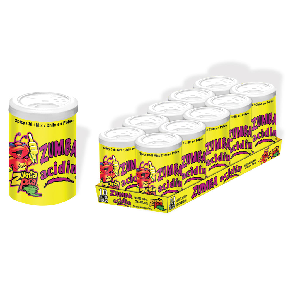 Zumba Acidin Regular Yellow | 10ct, Box – Jack's Candy