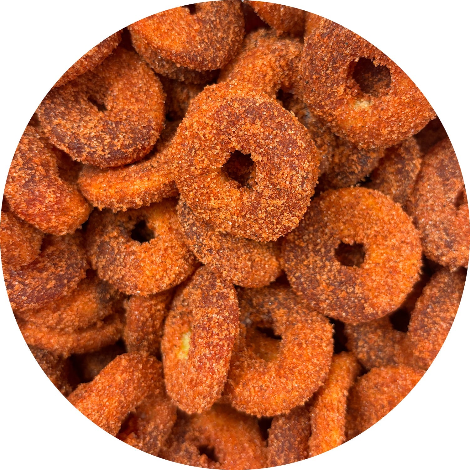 Jack's Chamoy Peach Rings | 5lb, Bag