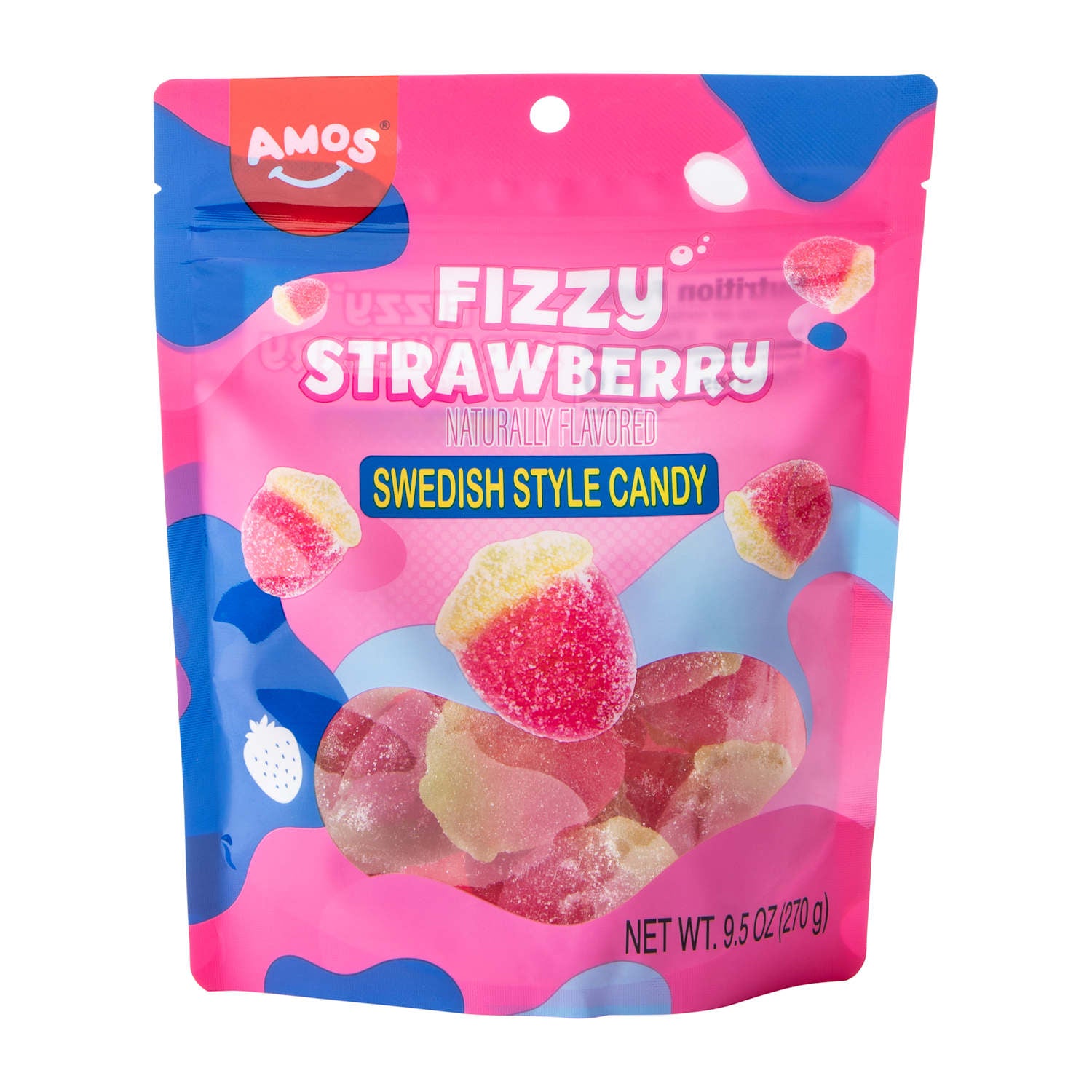 Strawberry様 Amos Swedish Fizzy Strawberry 9.5oz – Jack's Candy