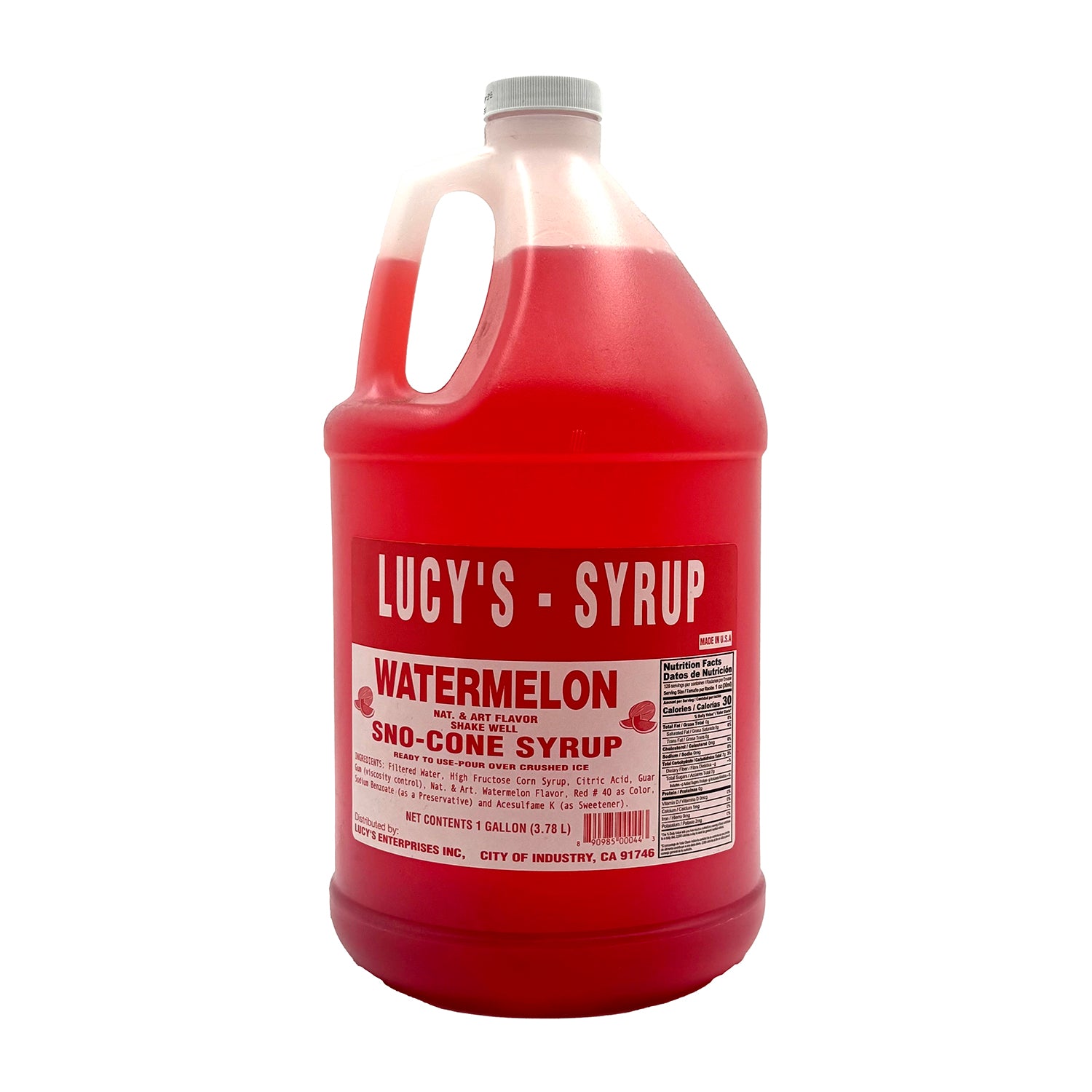 Lucy's Syrup Watermelon | 128oz, Bottle – Jack's Candy