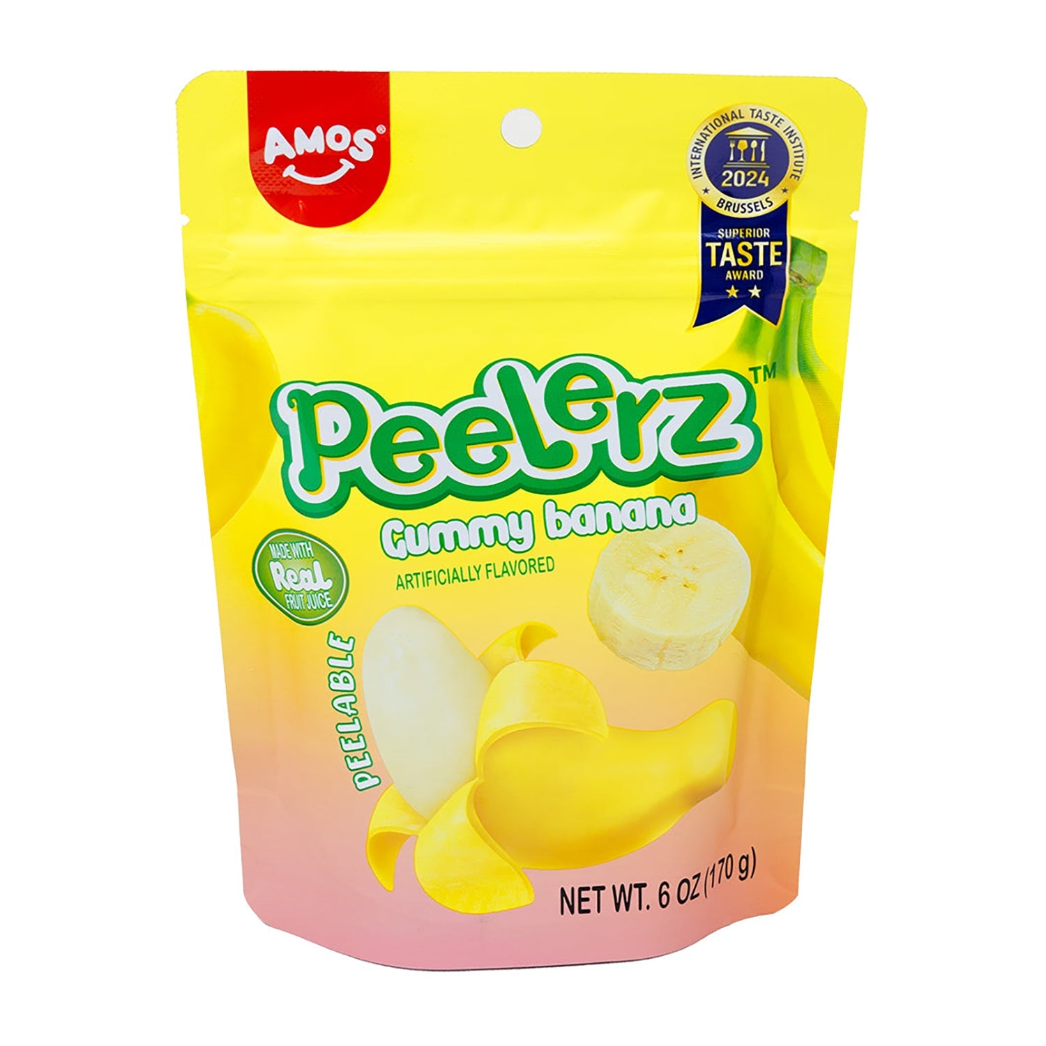 Amos Peelerz - Peelable Gummy Banana | 6oz, Bag – Jack's Candy
