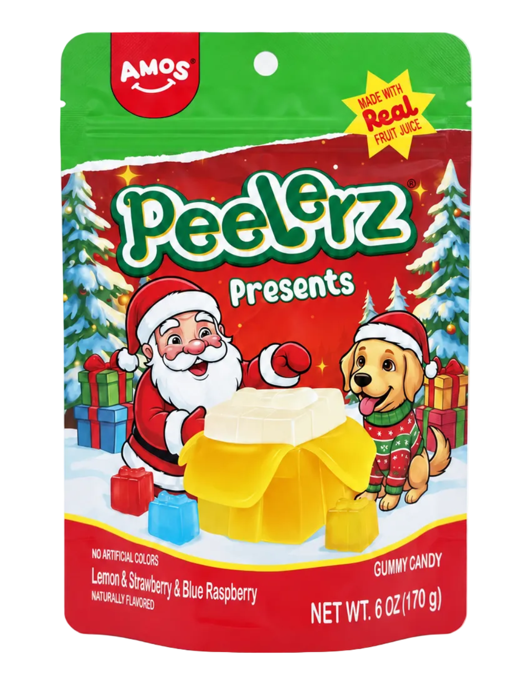 Amos Peelerz Gummy Presents 6oz – Jack's Candy