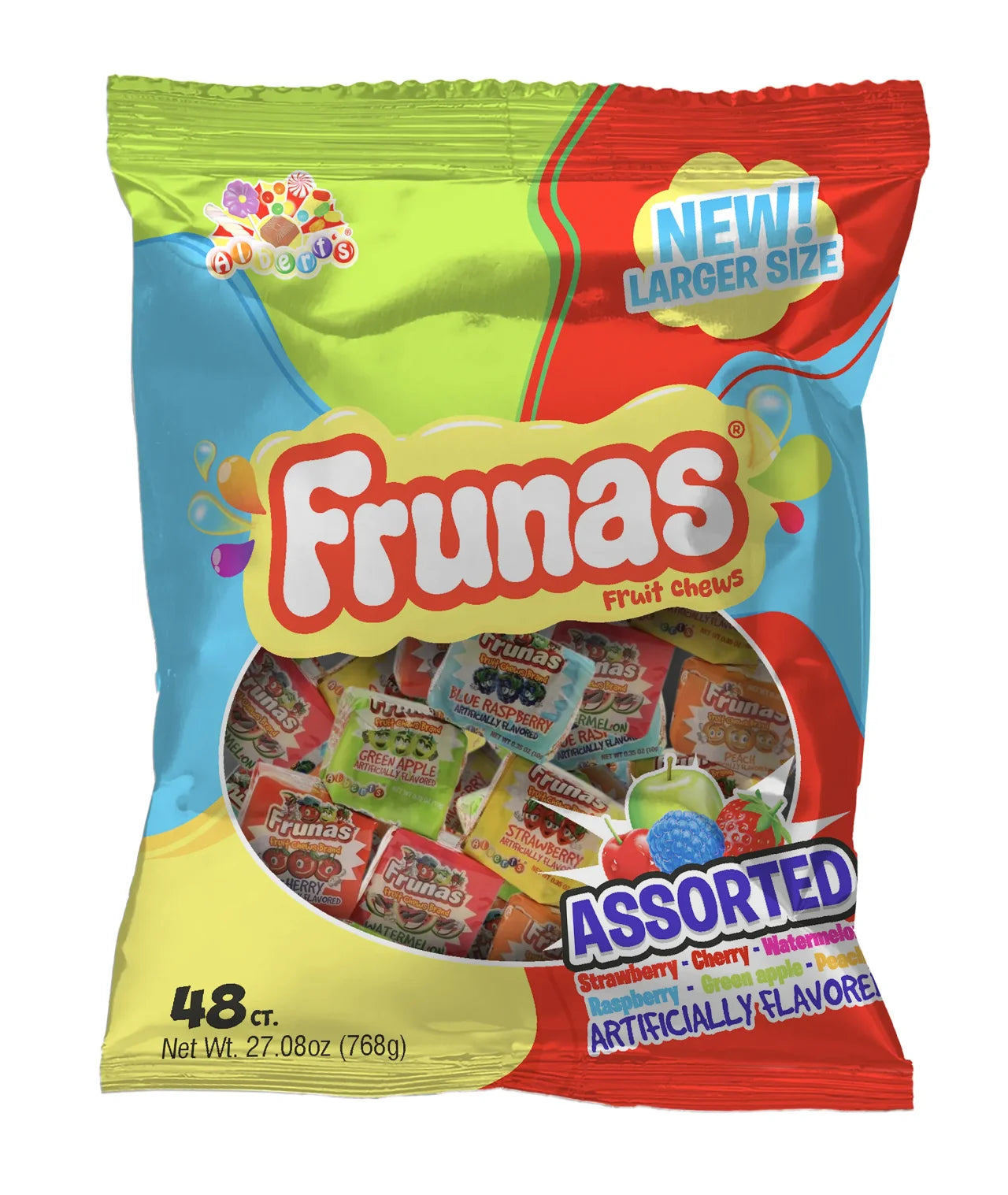 Alberts Frunas Assorted Fruit 48ct – Jack's Candy