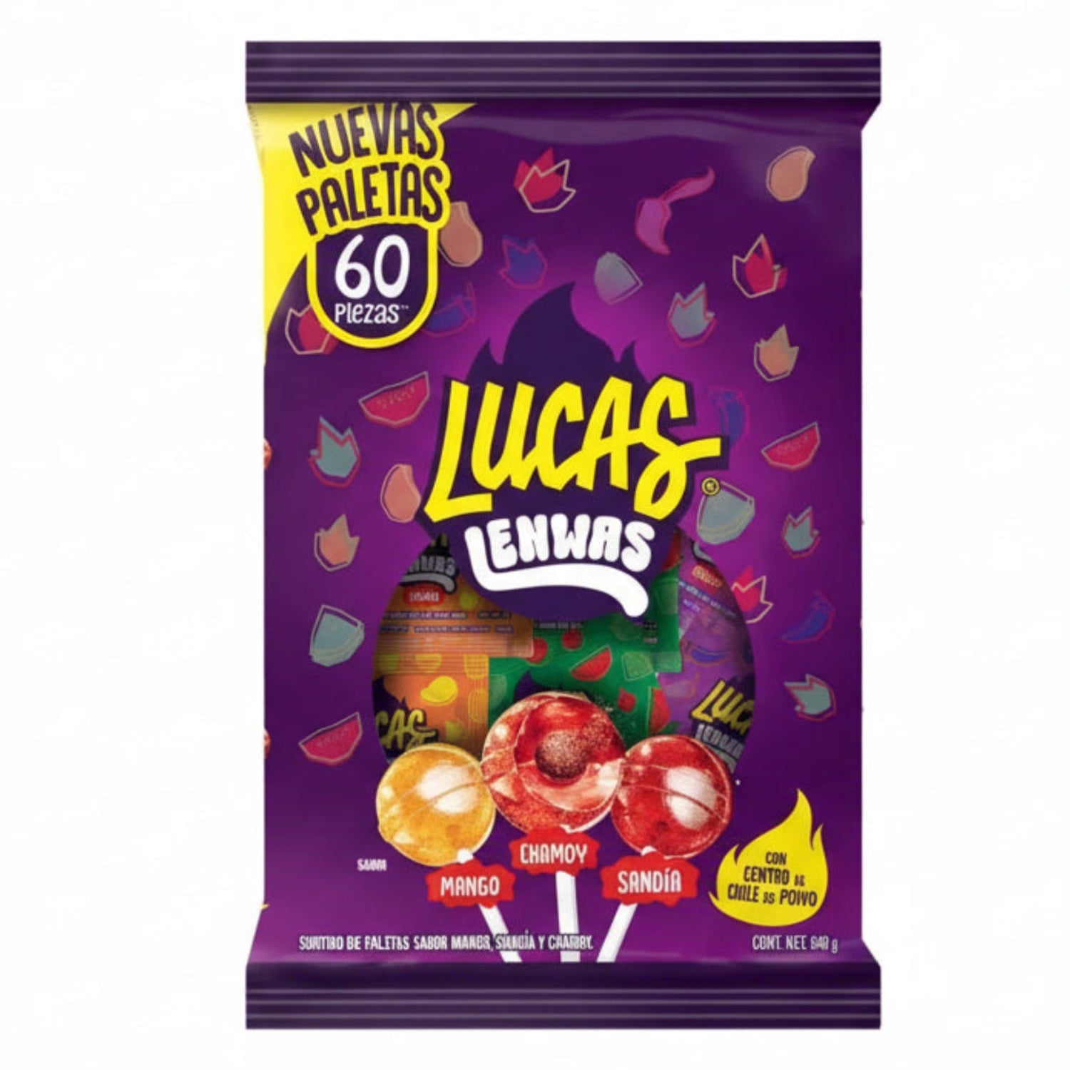 Lucas Paleta Lenwa Assorted 60ct – Jack's Candy