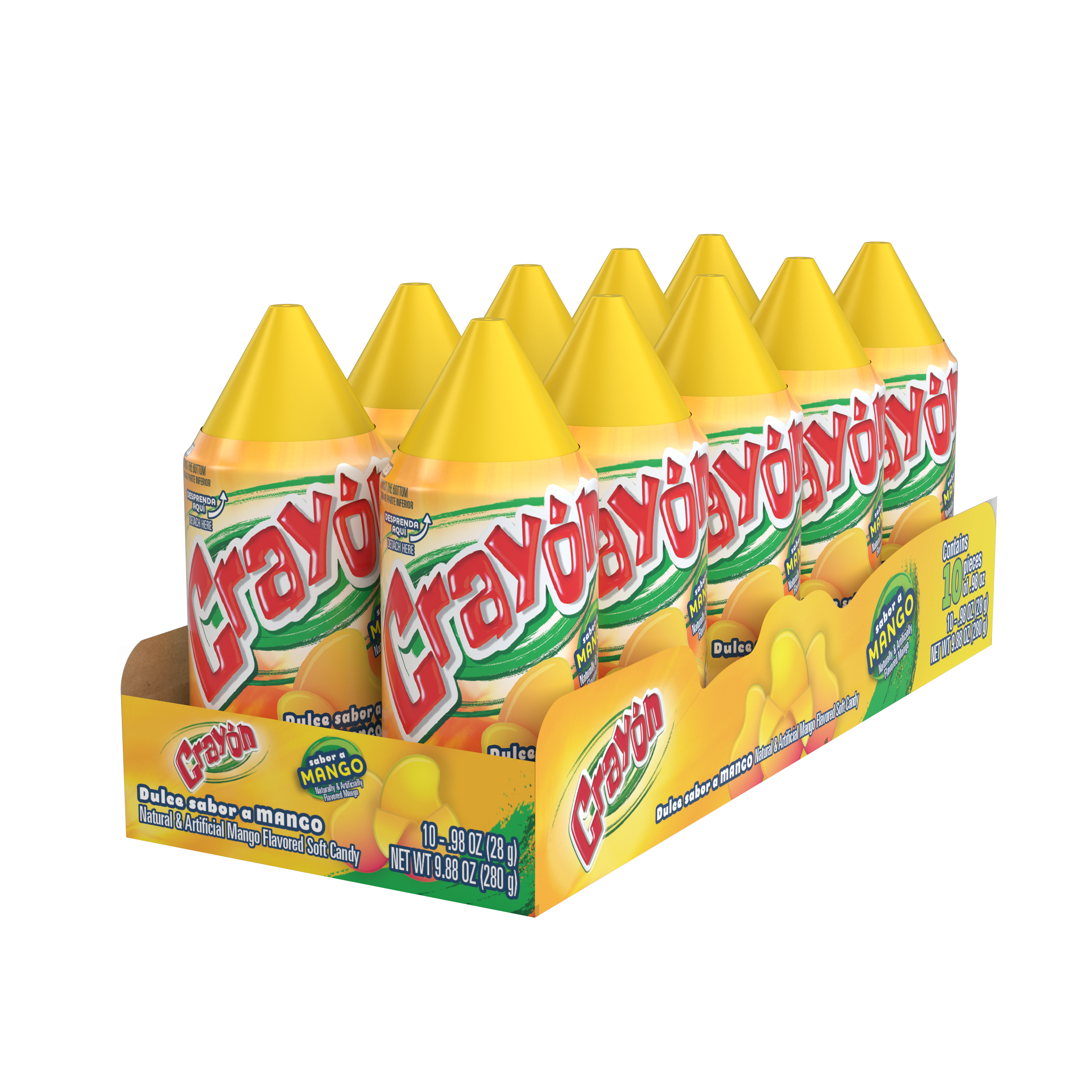 Lorena Crayon Mango | 10ct, Box – Jack's Candy