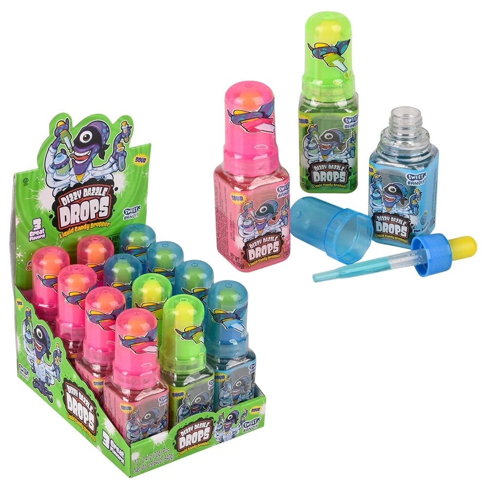 スビン FREEZE ラッキードロー Kidsmania Dizzy Dazzle Drop | 12ct, Box – Jack's Candy