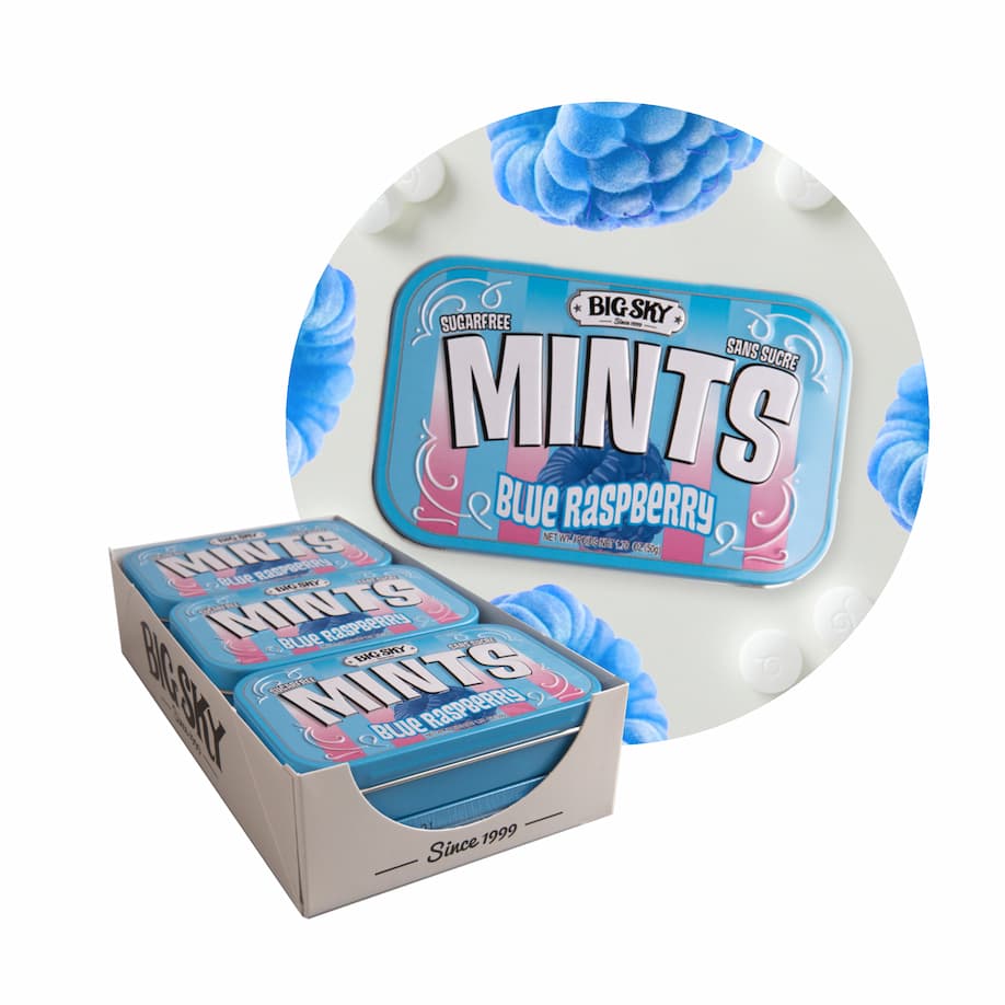 Big SKy Mint Blue Raspberry 6ct – Jack's Candy