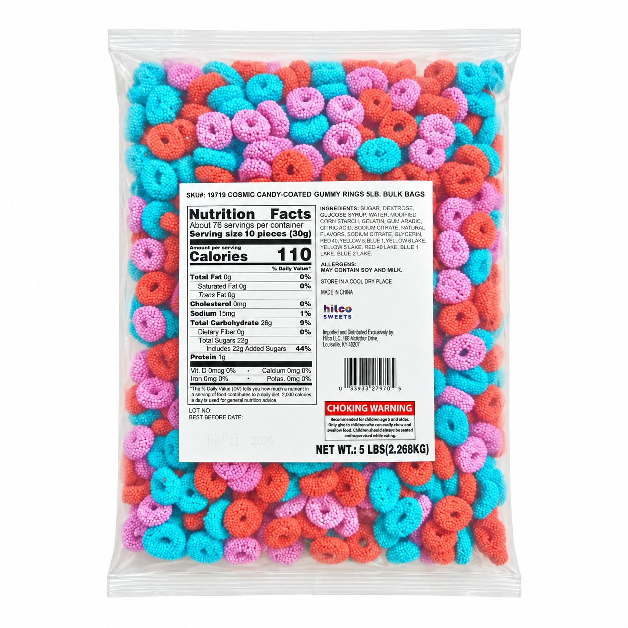 Hilco Gummy Ring Cosmic | 5lb, Bag – Jack's Candy