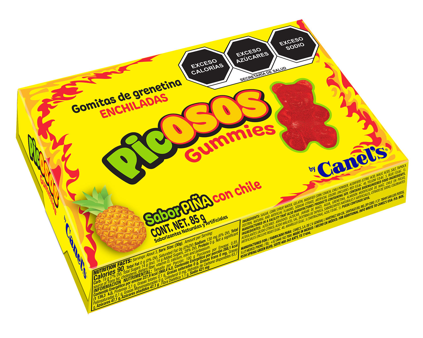 Canel's Picoso Pineapple Theater Box 1ct – Jack's Candy