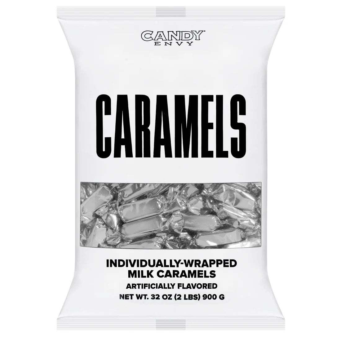 Candy Envy Caramel Foil Silver | 2lb, Bag – Jack's Candy
