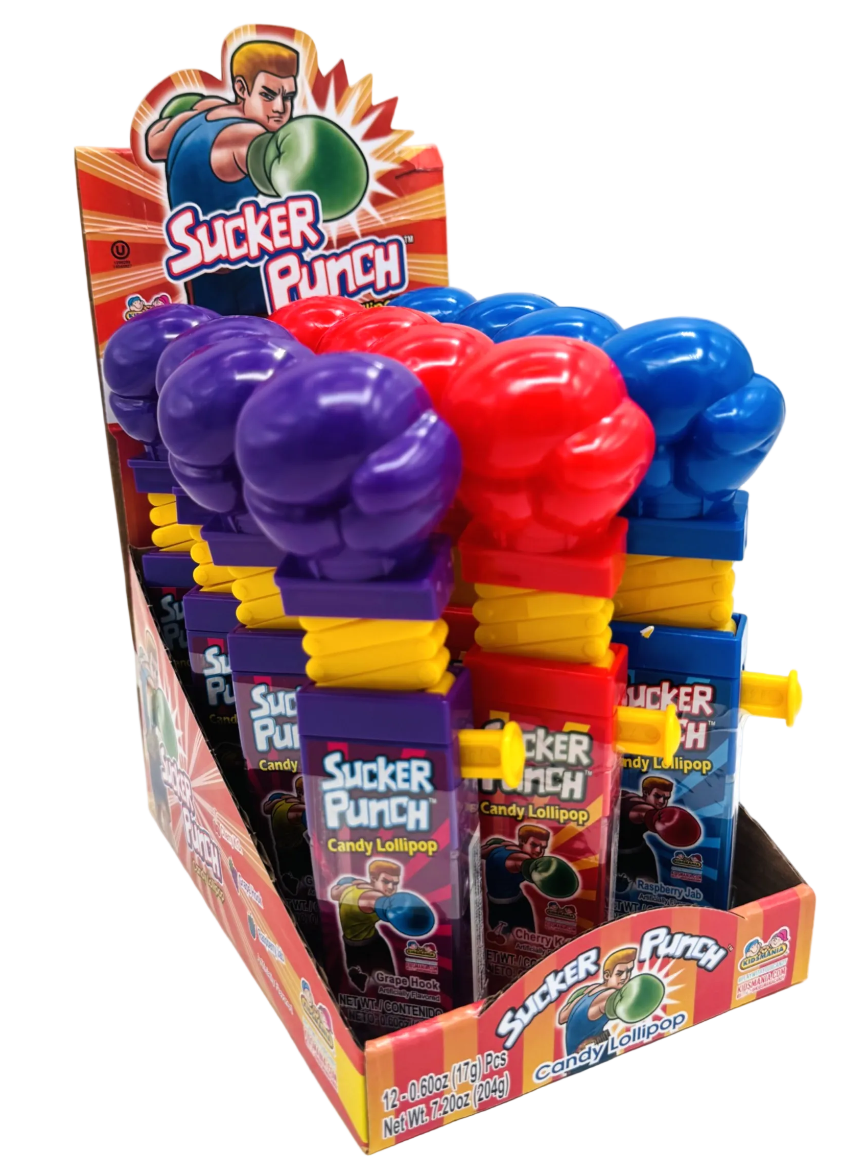 Kidsmania Sucker Punch | 12ct, Box – Jack's Candy
