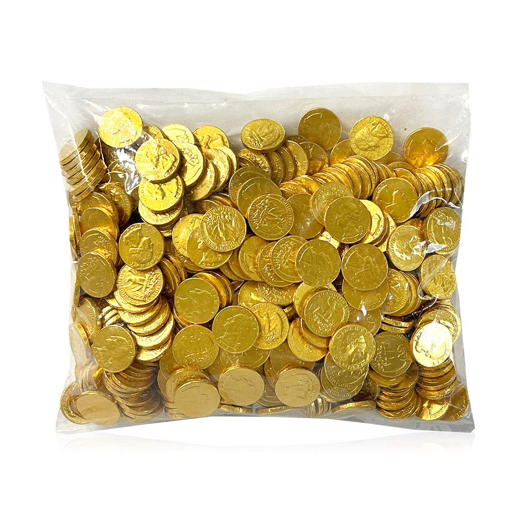 Bulk Rm Palmer .25 Gold Coins Chocolate 3Lb