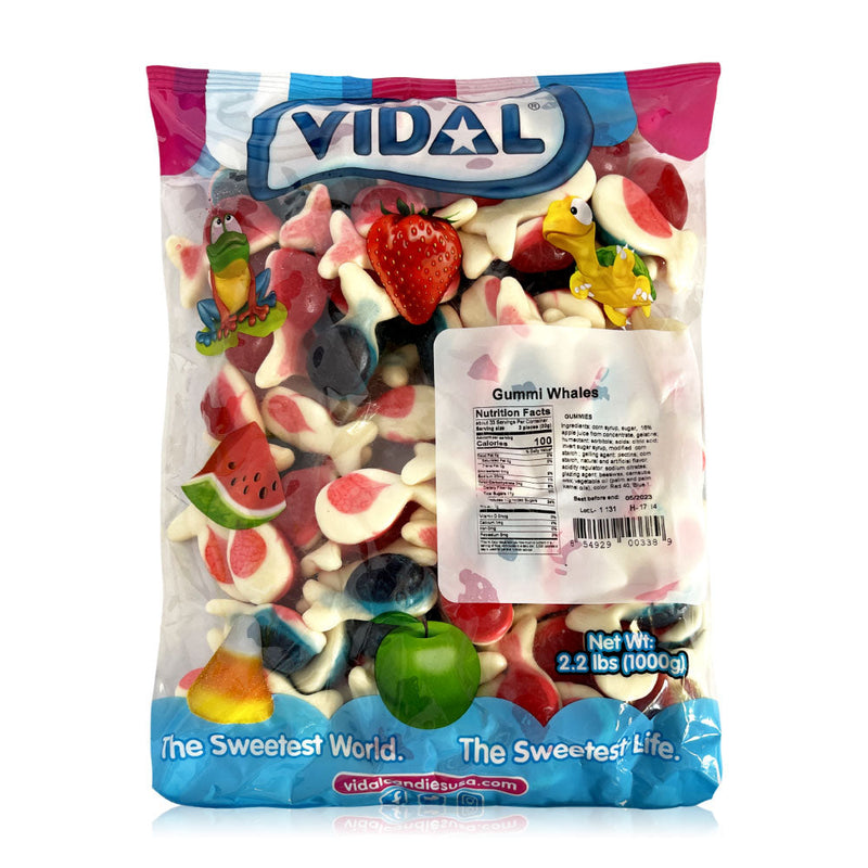 Vidal Gummi Filled Whales: 2.2lb