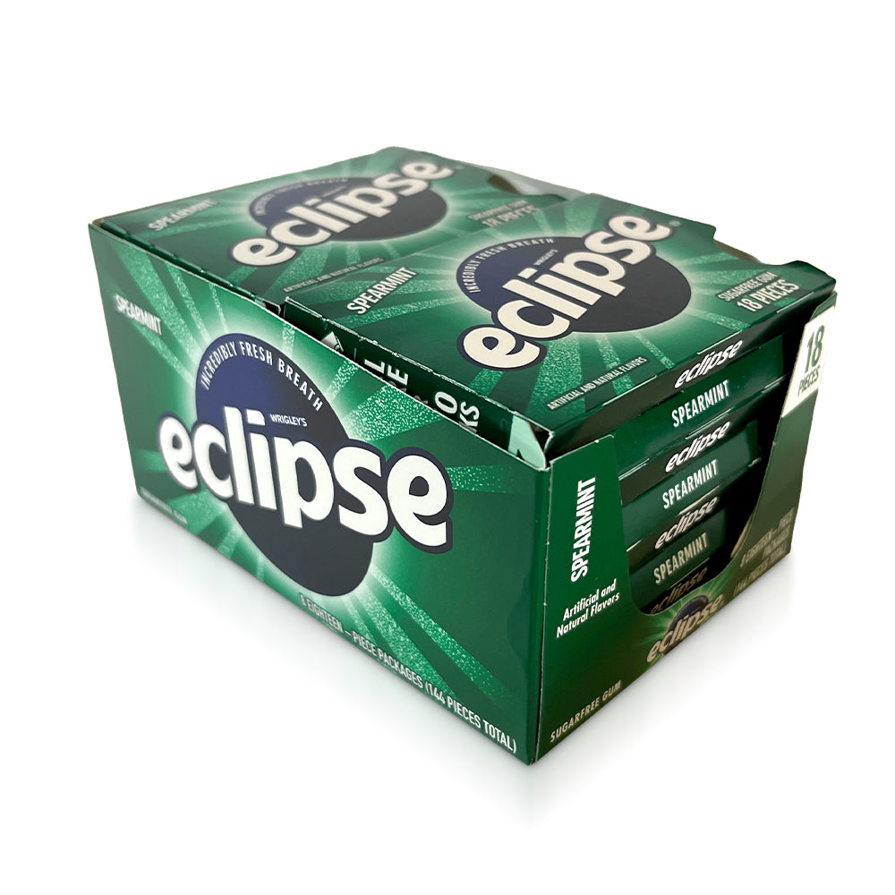 Eclipse Peppermint Gum - 8 / Box - Candy Favorites