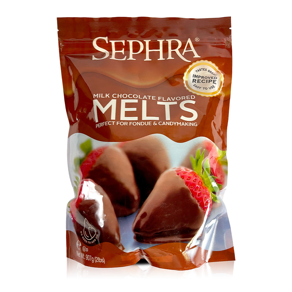 Sephra White Chocolate Melts, Candy Making & Dipping Chocolate Bulk 25lb Case