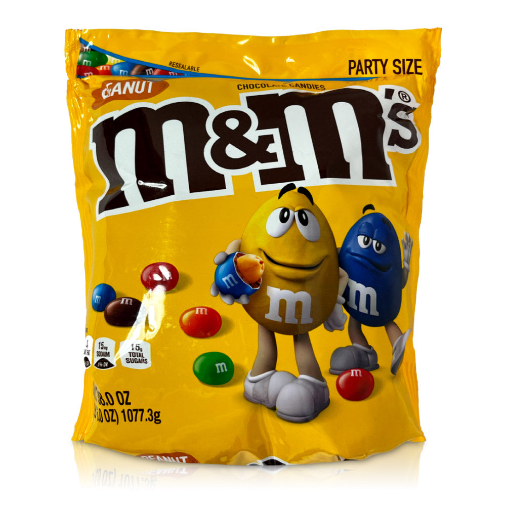 M&M's, Peanut Butter Chocolate Candy, Party Size, 38 Ounce 