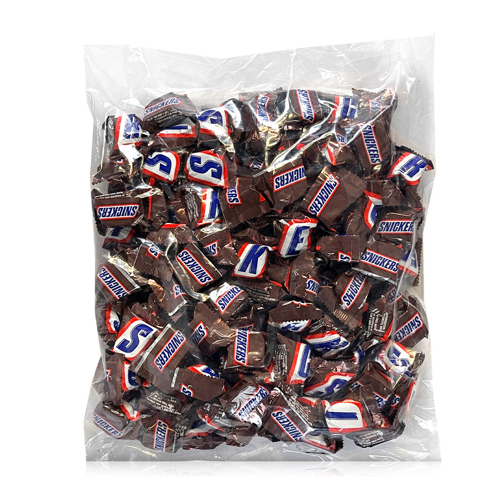 Snickers Bar Mini Size Milk Chocolate Bulk (2 Pound Bag), Adult Unisex