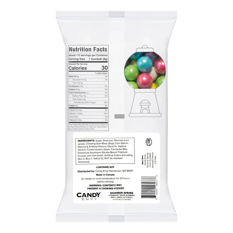 Candy Envy 1" Gumball Shimmer Assorted Spring  2LB