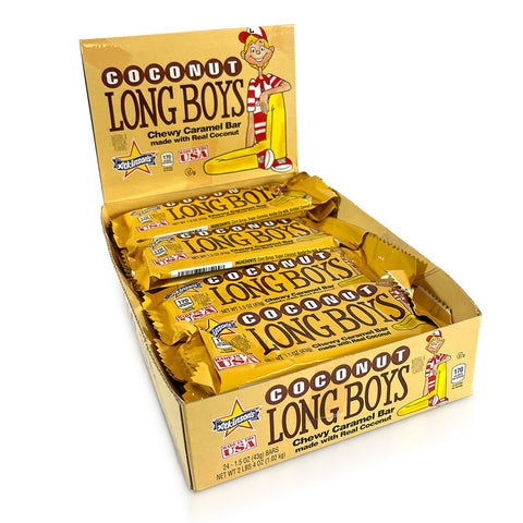 Atkinson Long Boy Coconut Bar | 1.5oz, 24ct, Box