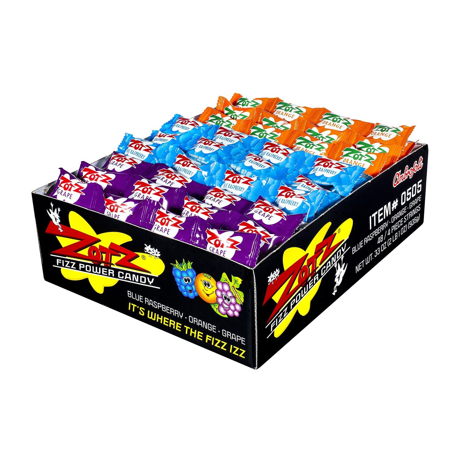 ぜいたくフルーツ  5set Zots Assorted Fizz Power Candy Bag | 5lb, Bag – Jack's Candy