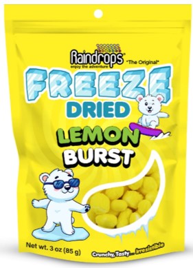 Raindrops Freeze Dried Lemon Bites | 3oz, Bag