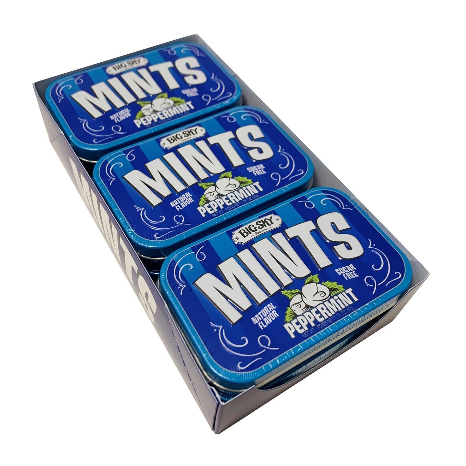 Big Sky Mints Peppermint Tin, Sugar Free | 6ct, Box – Jack's Candy