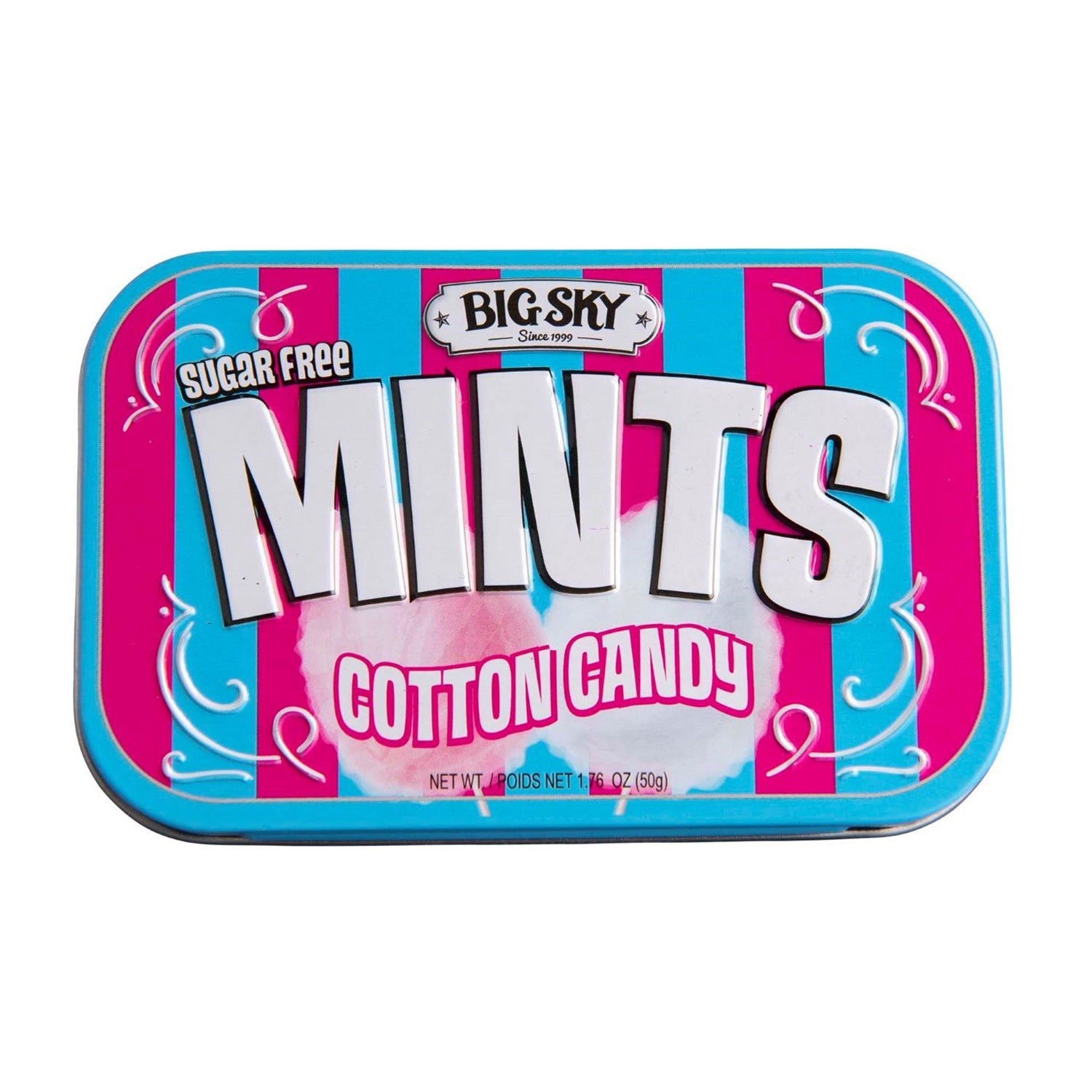Big Sky Mints Cotton Candy Tin, Sugar Free | 6ct, Box – Jack's Candy