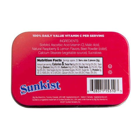 Mormal Mints Lemon Raspberry Big Sky Sour Raspberry Lemon Mints Tin, Sugar Free | 6ct, Box – Jack's ...
