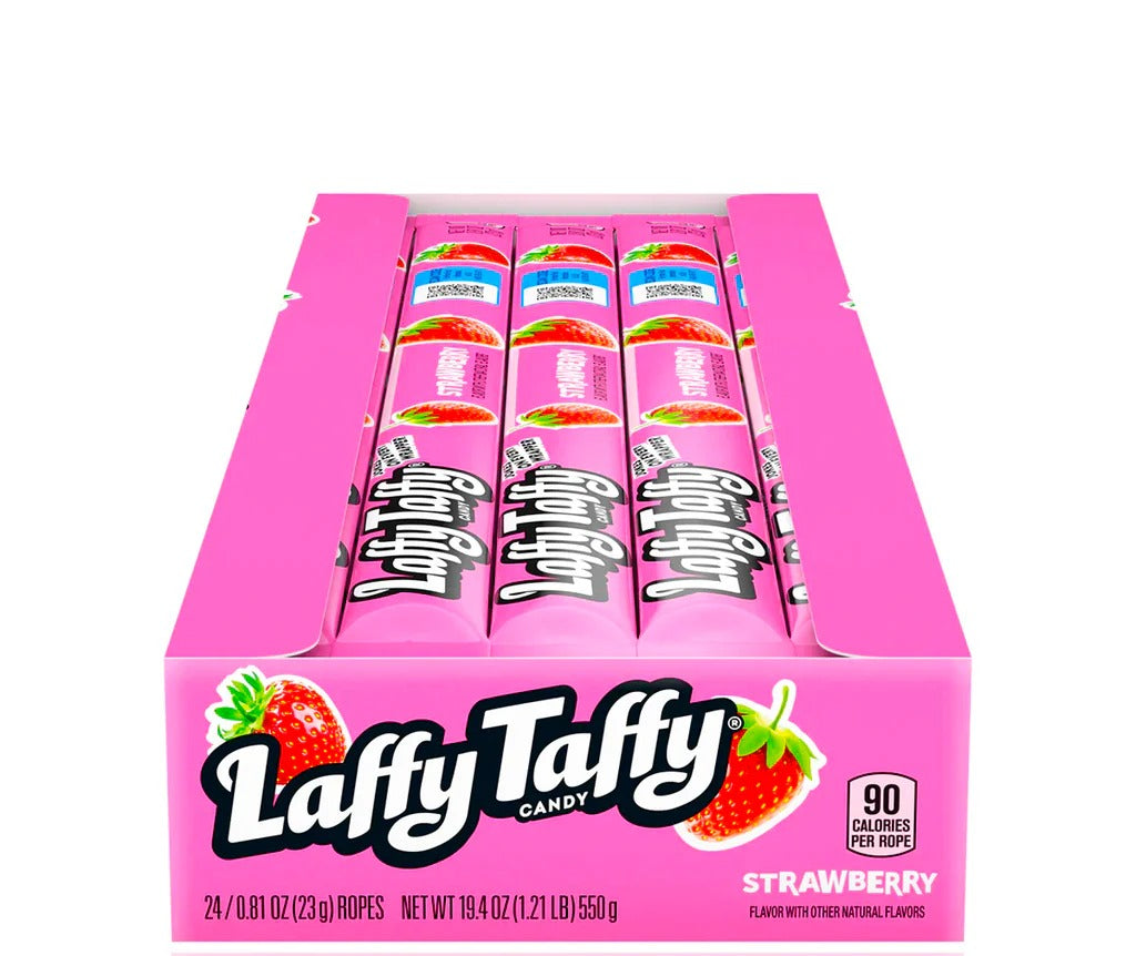 Ferrara Laffy Taffy Rope Strawberry | 24ct, Box – Jack's Candy