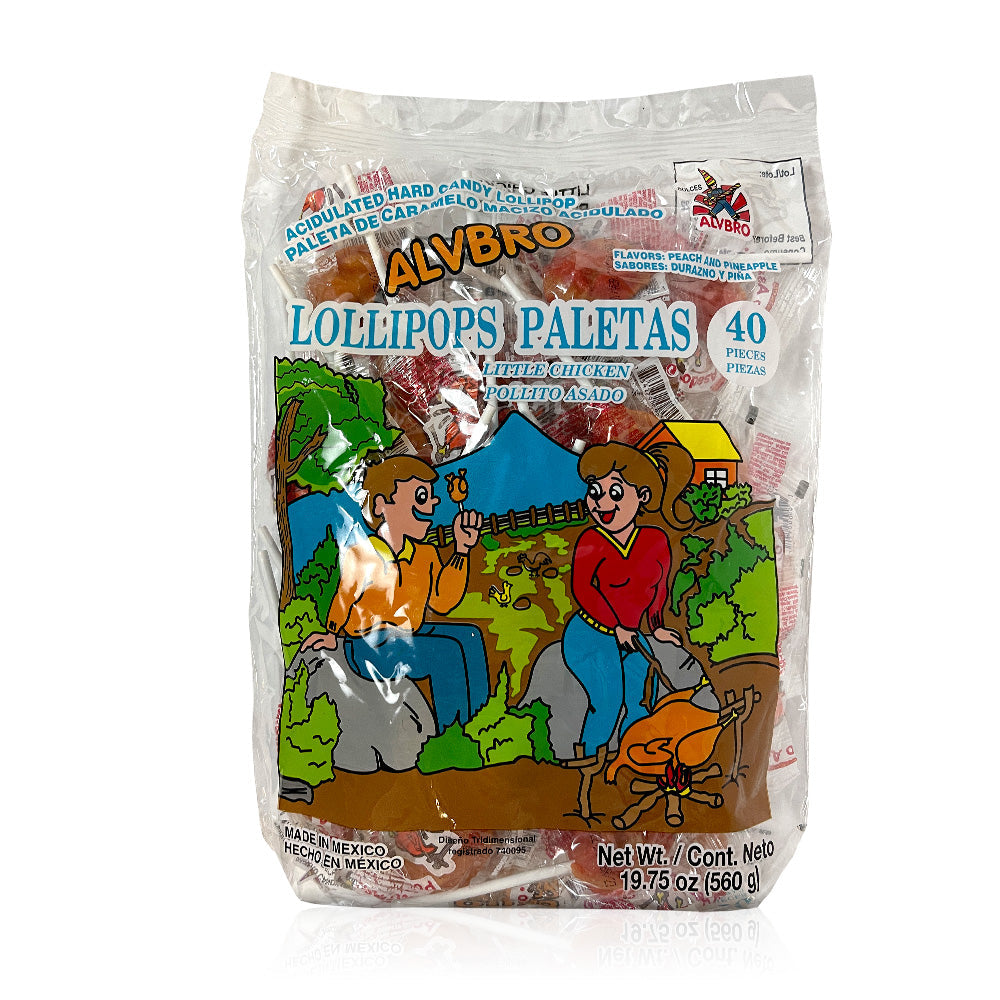Alvbro Pollo Asado Paleta | 40ct, Bag – Jack's Candy