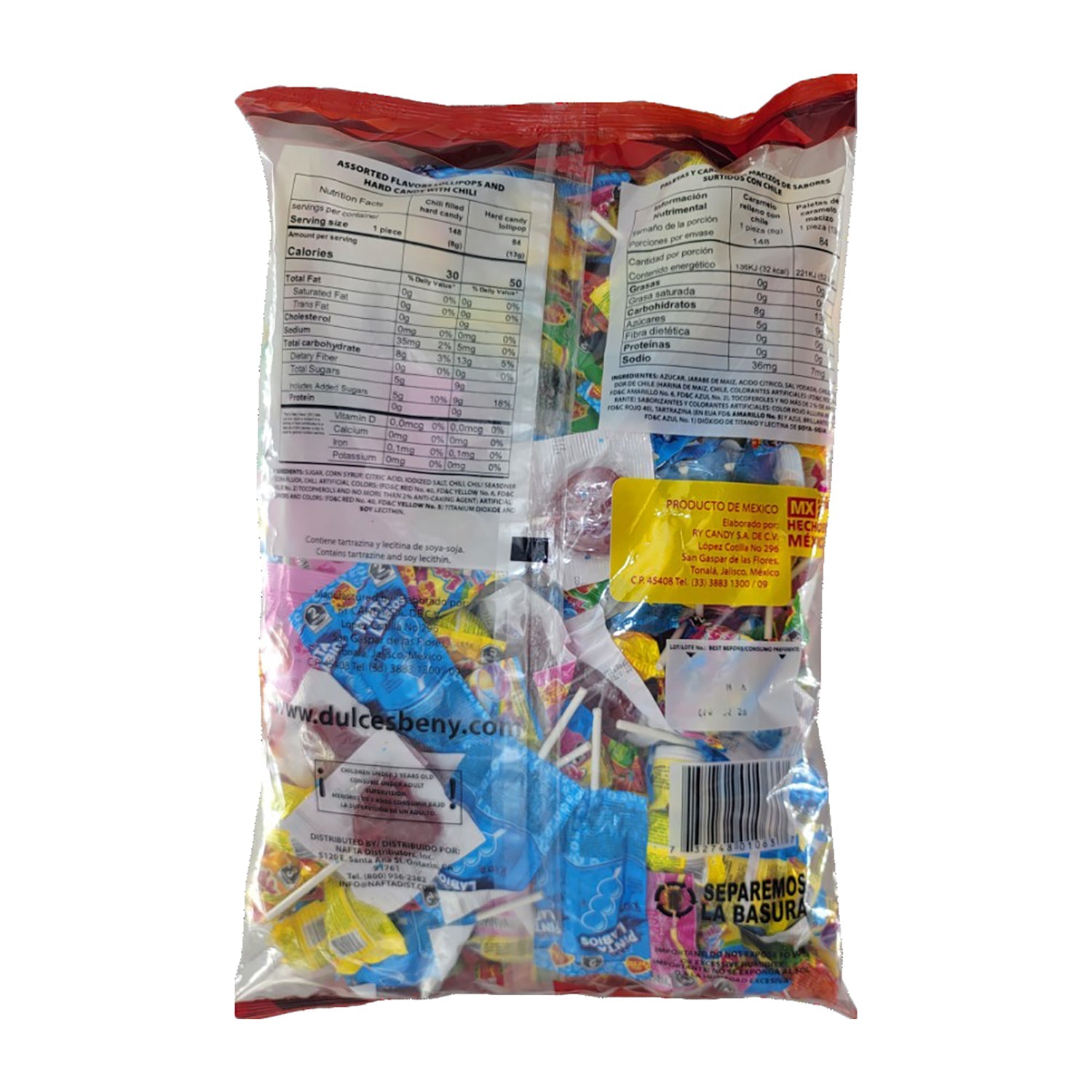 Beny Pinatero Sin Chile | 5lb, Bag – Jack's Candy