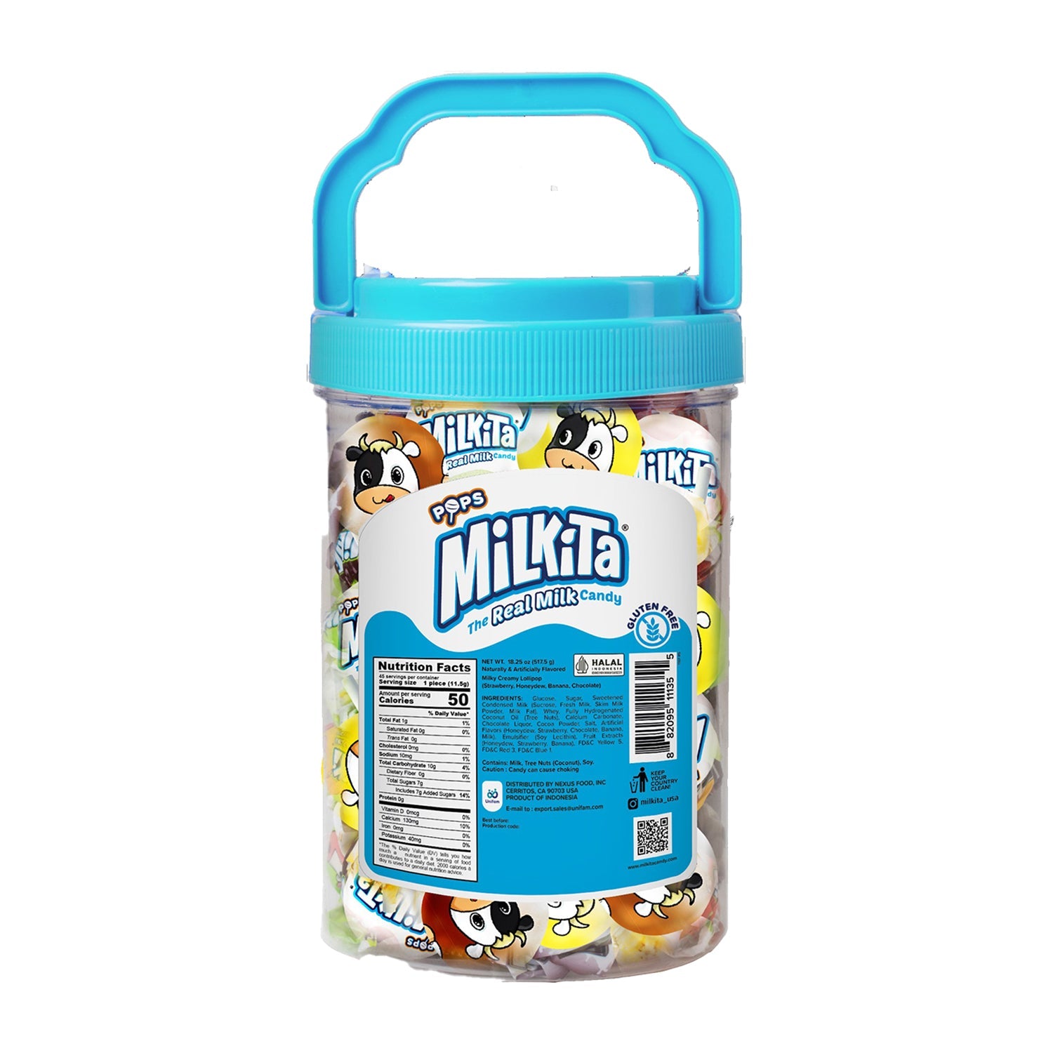 Nexus Milkita Creamy Shake Pop | 50ct, Tub – Jack's Candy