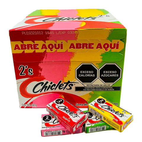Chiclets Gum 2S Asst | 75ct, Box