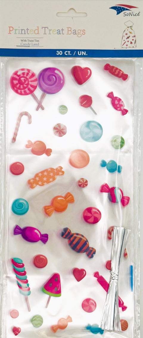 Cellophane Large Bag Candy 30ct