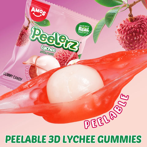 Amos Peelerz Gummy Lychee 6Z