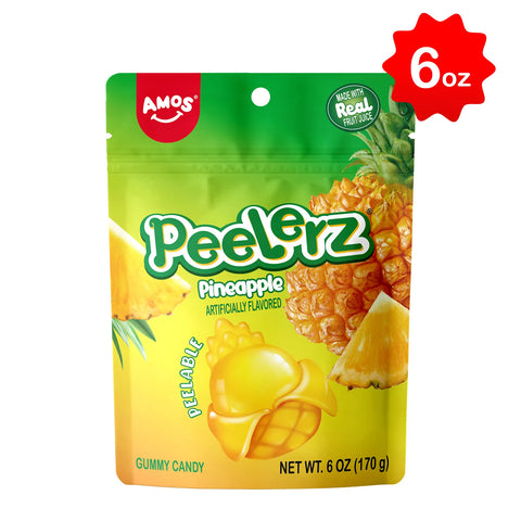 Amos Peelerz Gummy Pineapple 6Z