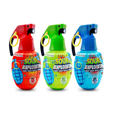 Exploding Syrup Candy Fun Factory Sour Explosion 12CT – Jack's Candy