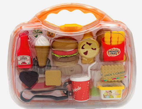 Burger Playset Carry Case 36pc