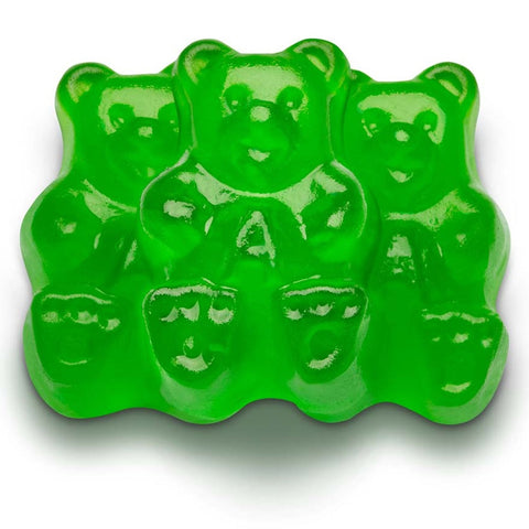 Albanese Gummy Bears Green Apple | 5lb, Bag