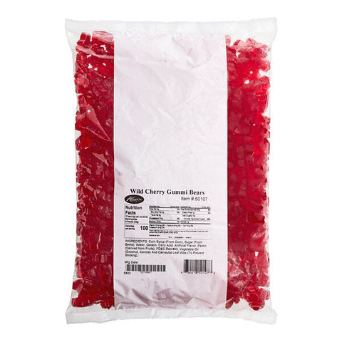 Albanese Gummy Bears Wild Cherry | 5lb, Bag