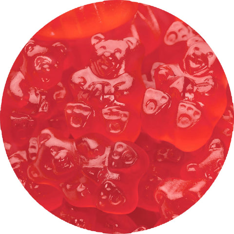 Albanese Red Gummy Bears - Wild Cherry Flavor, 5 Pound Bulk Bag, FREE SHIPPING