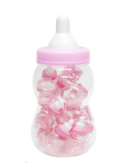 Baby Bottle Pink with 16 Small Bottles Inside 1CT