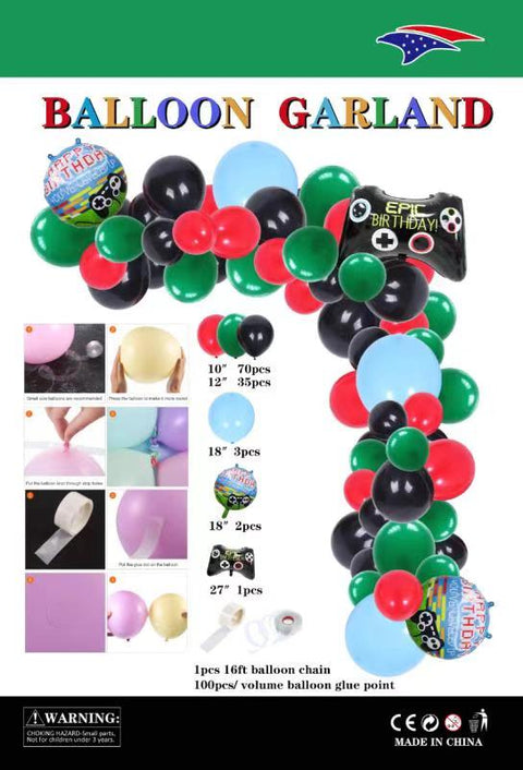 Balloon Garland Game On 1ct