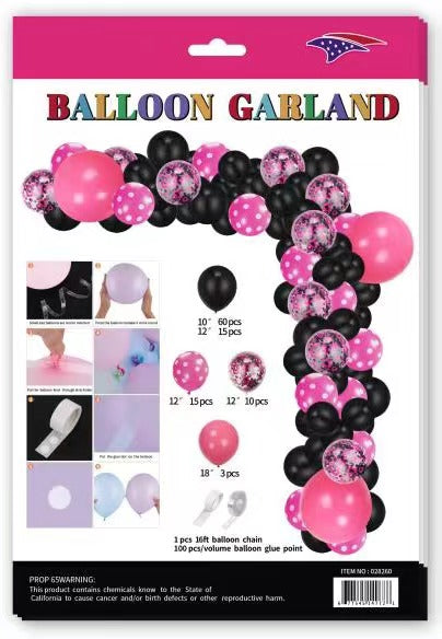 Balloon Garland It's A Girl (Minnie) 1ct