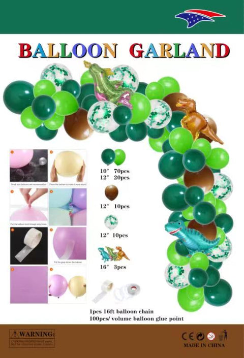 Balloon Garland-Dinosaur 1ct