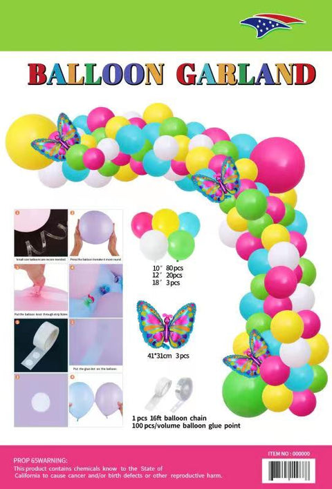 Balloon Garland- Butterfly 1ct