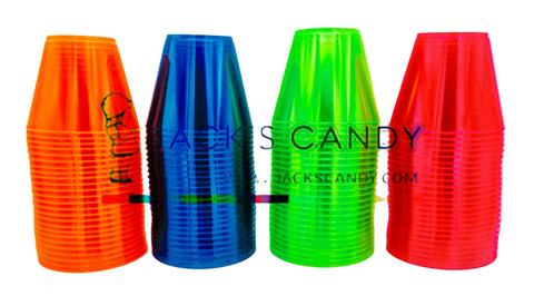 Plastic Neon Cup 9z 100ct