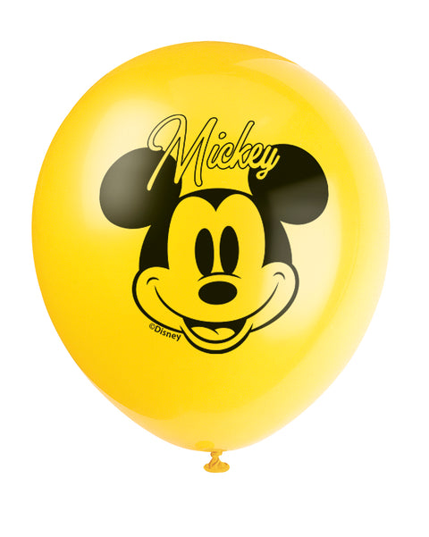 Theme Balloons 12 Inch Mickey Mouse | 8ct Bag