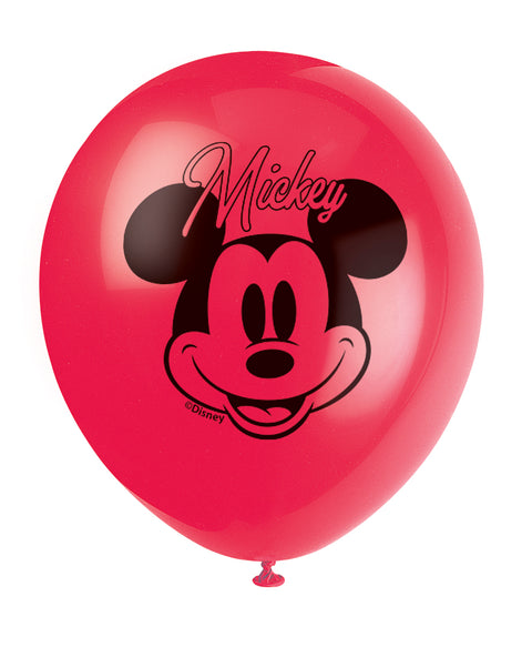 Theme Balloons 12 Inch Mickey Mouse | 8ct Bag